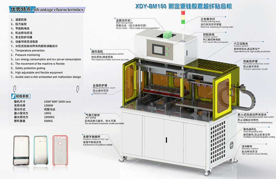 XDY-BM150超纤定位贴合机